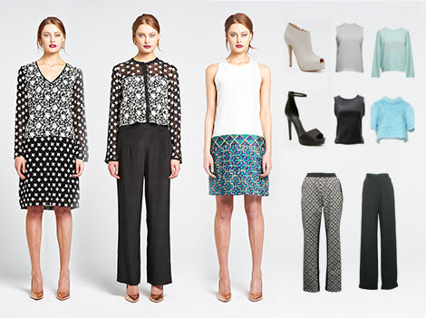 How to Wear Black and White