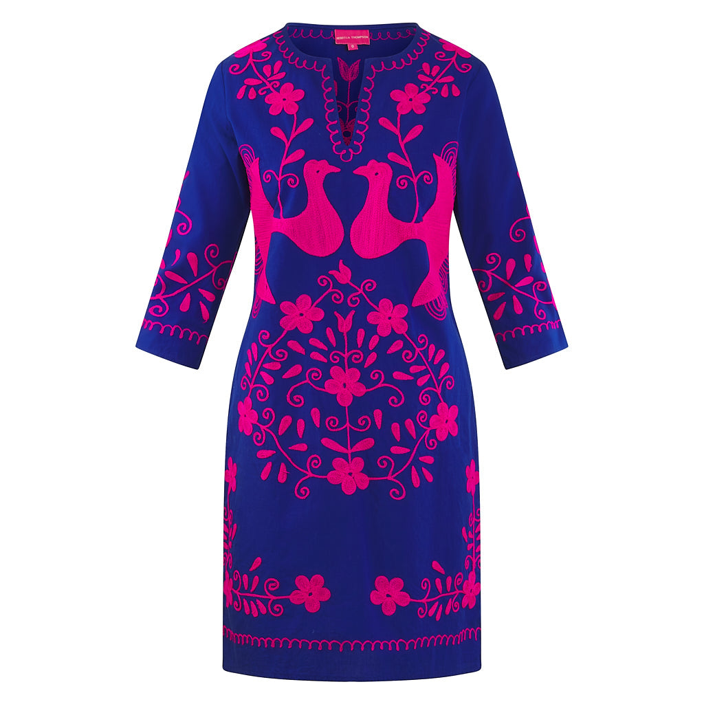 Bird Embroidery Caftans