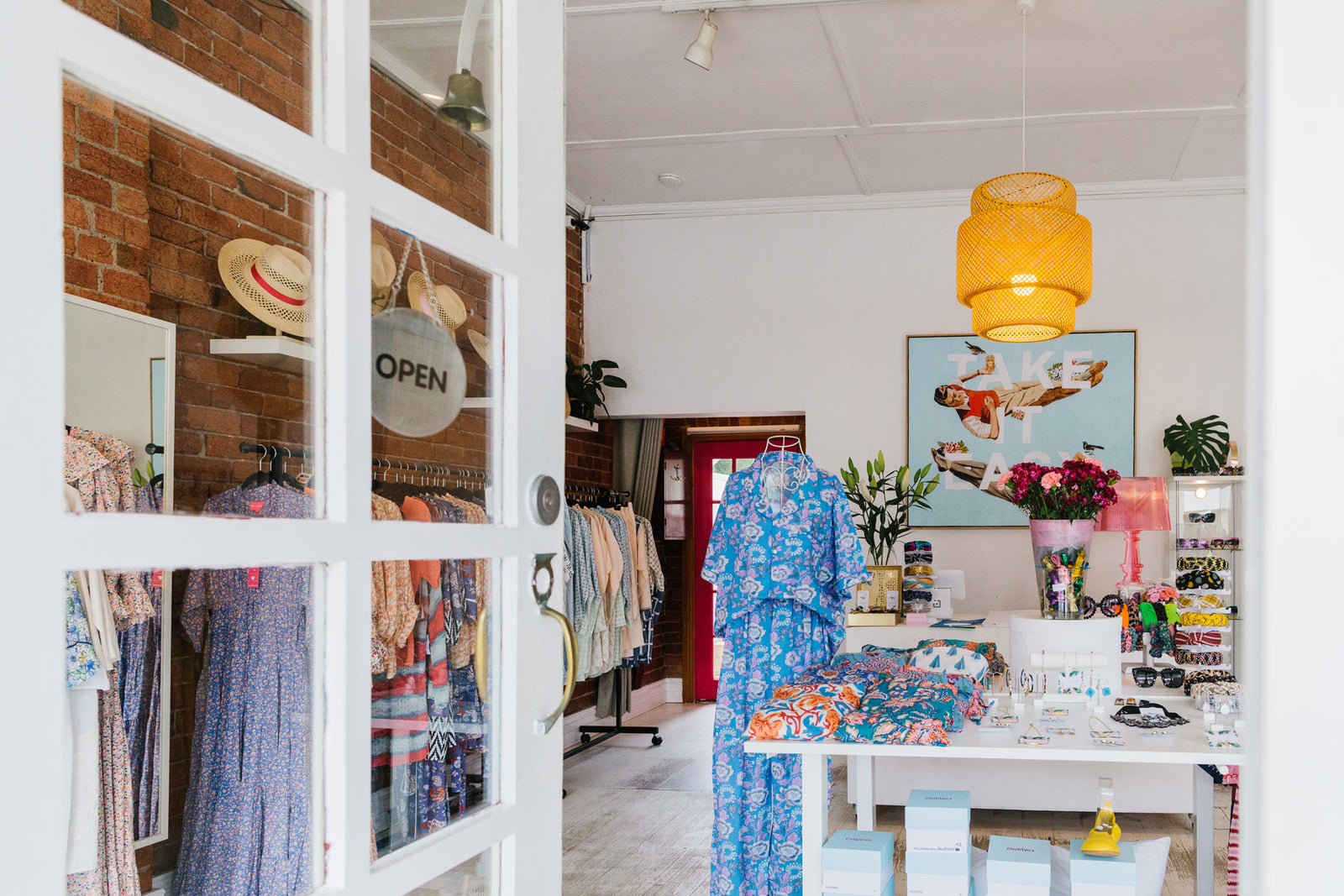 Rebecca Thompson - OUR HERITAGE With over 30 years in the fashion industry Rebecca was determined to  create a lovely boutique and mindful and caring work room.