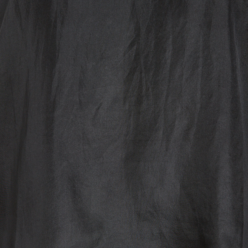 Black Pure Silk Short Sleeve Tshirt