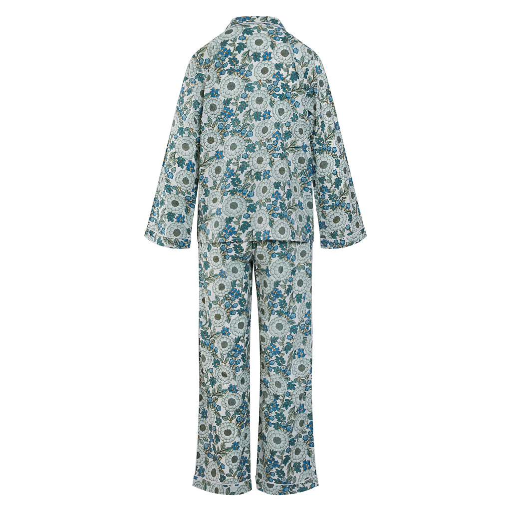 Blue Floral Pyjama Sets