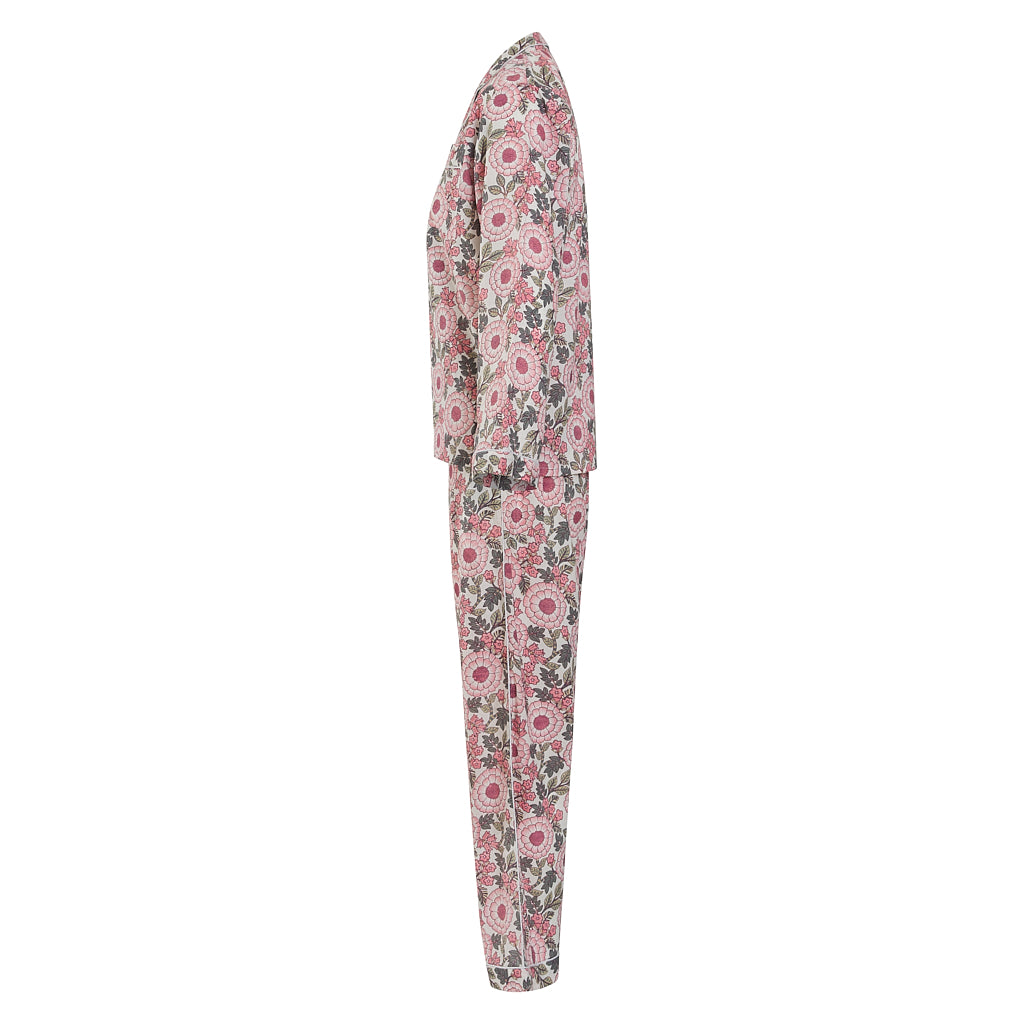 Pink Floral Pyjama Sets