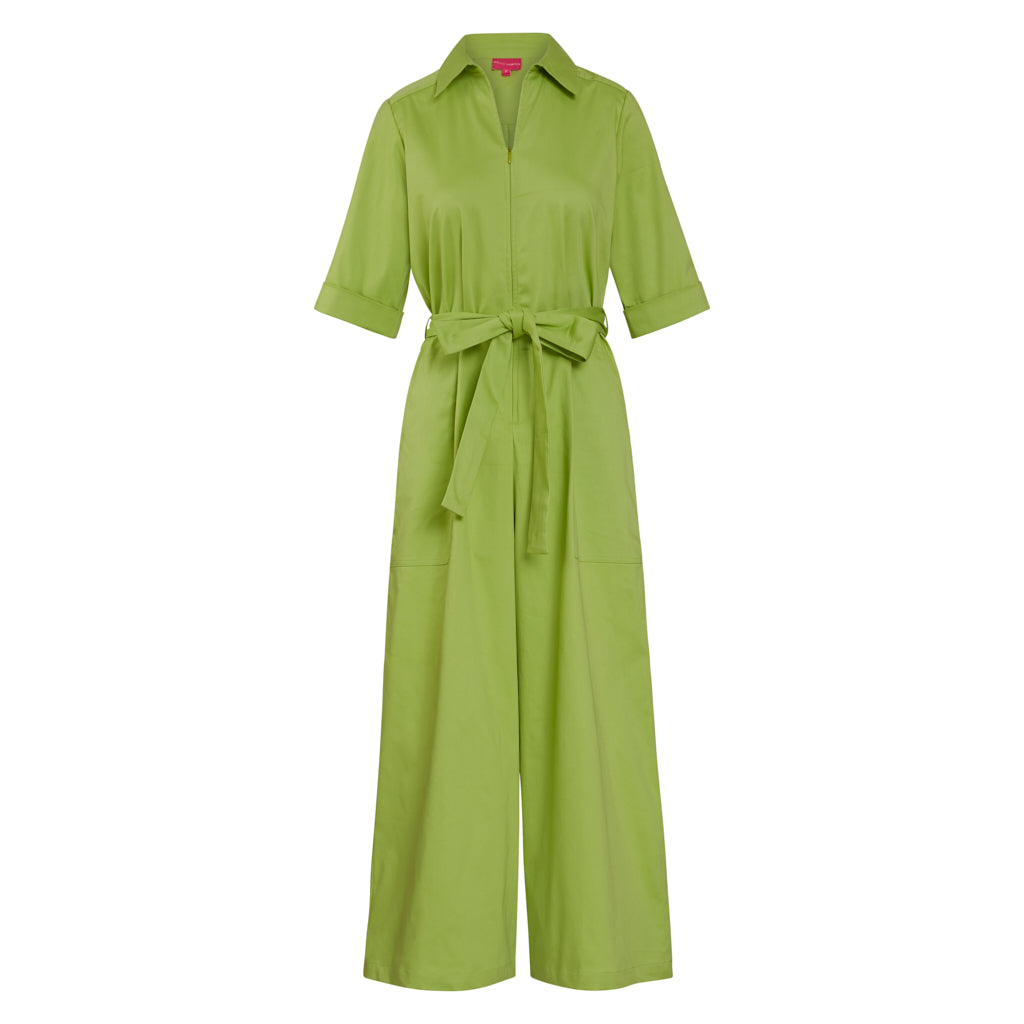 Pistachio Chanel Summer Embroidered Playsuit