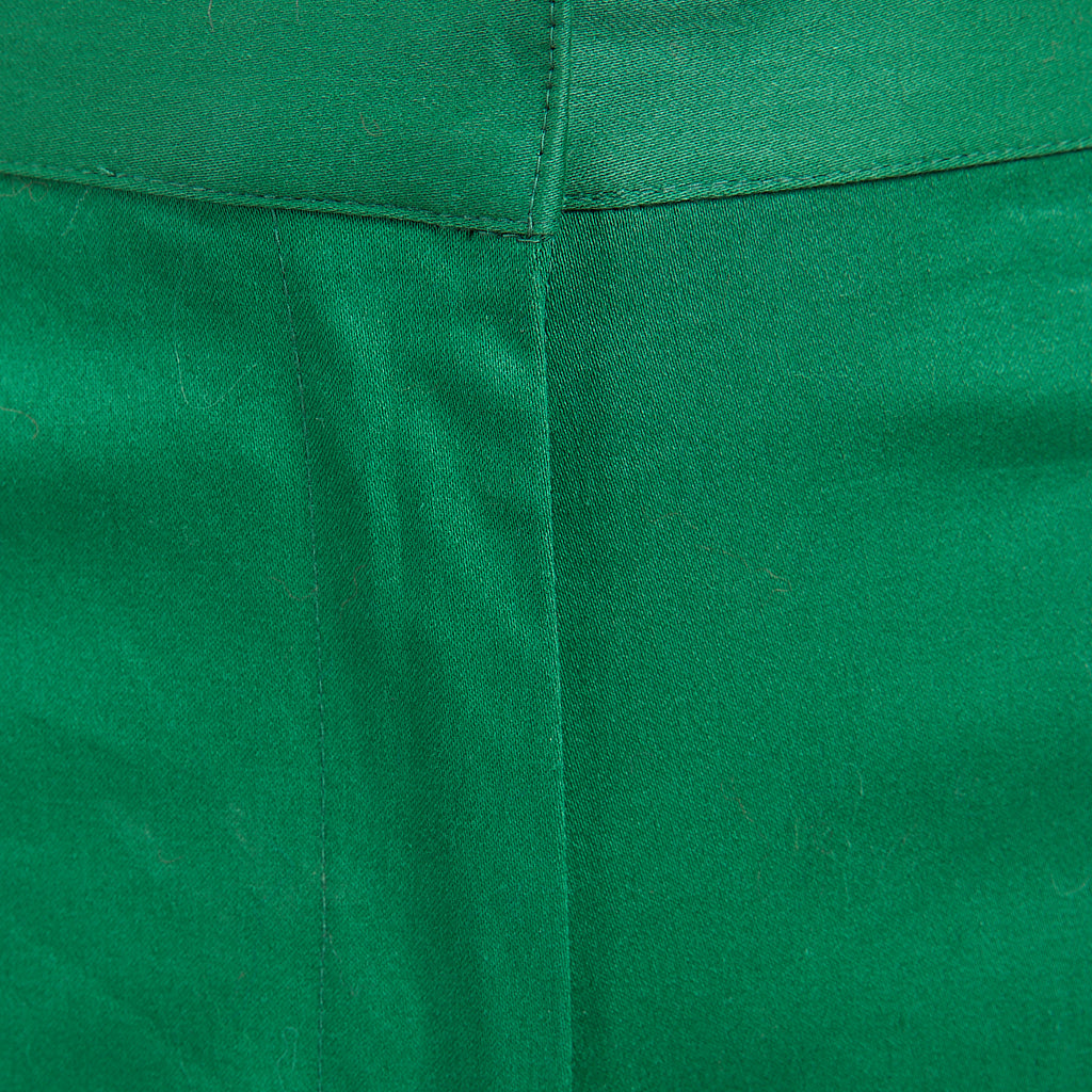 Forest Green High Waisted Trousers