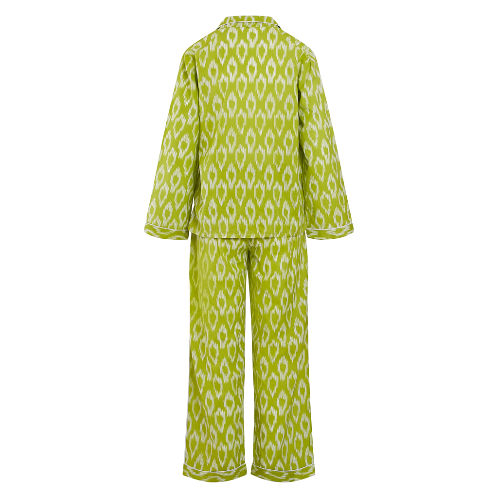 Lime Ikat Pyjama Sets