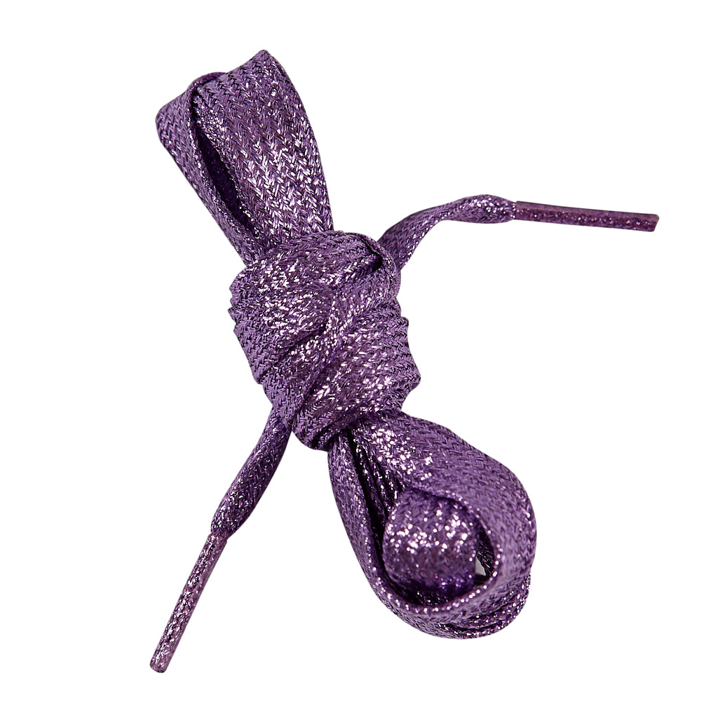 Metallic Light Purple Shoelaces