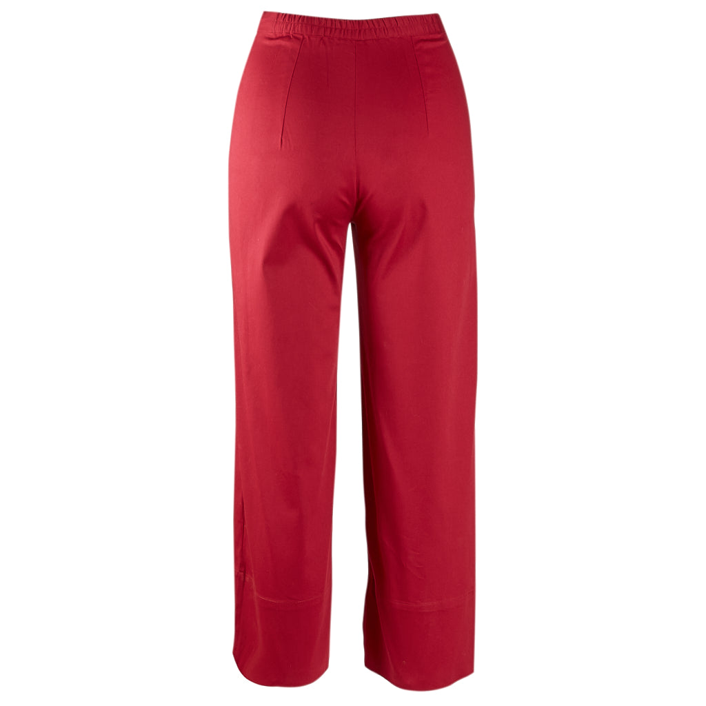 Wine High Waisted Trousers