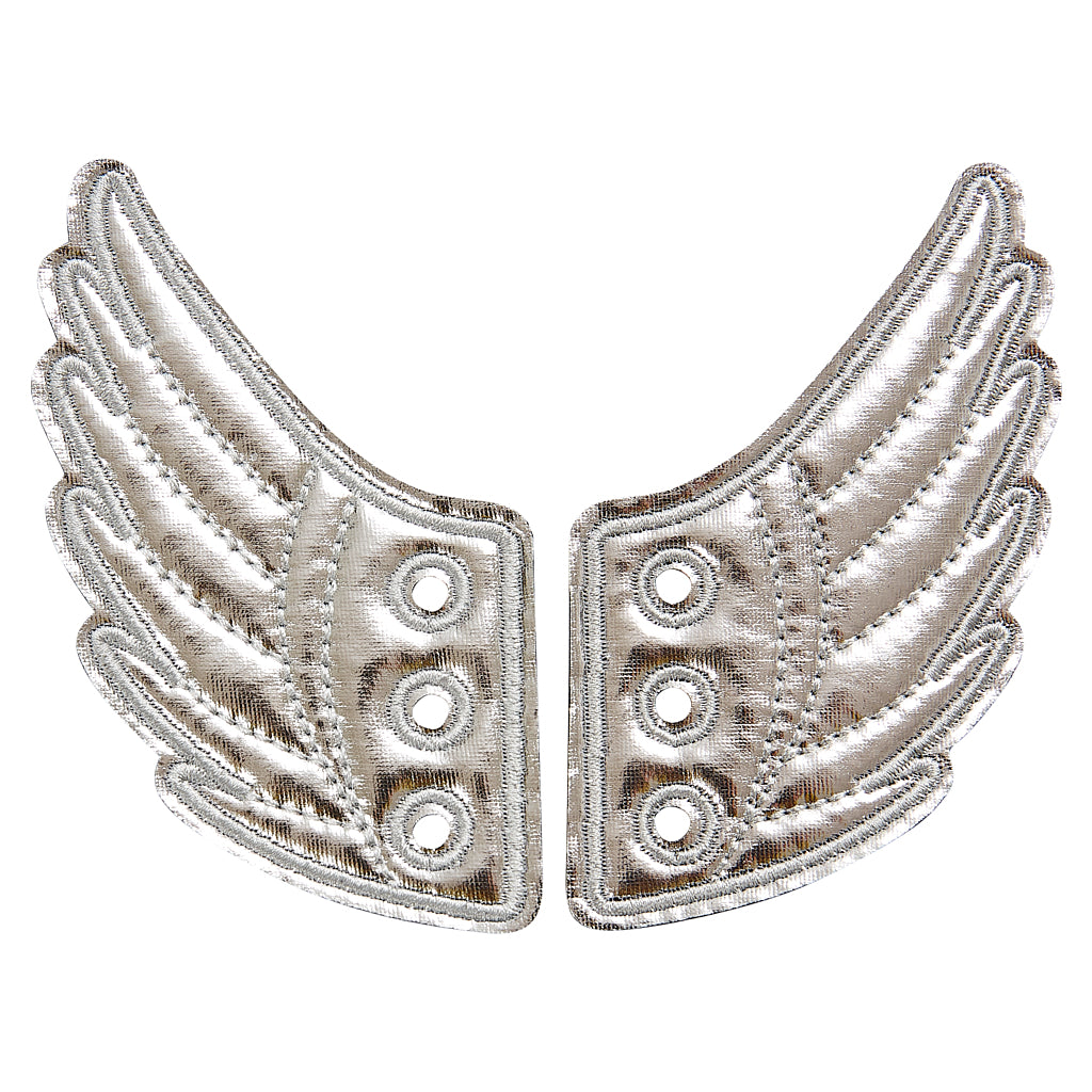 Angel Wing Shoe Detail - Silver